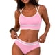 thumbnail image 2 of Traje de baño tankini de cintura alta dividido para mujer, color sólido, conservador y moderno, traje de baño de dos piezas para mujer, trajes de baño tankini para mujer, traje de baño de 2 piezas par, 2 of 7