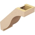 thumbnail image 5 of Ekena Millwork 5"W x 12"D x 12"H Baker Rough Cedar Woodgrain TimberThane Knee Brace, Primed, 5 of 6