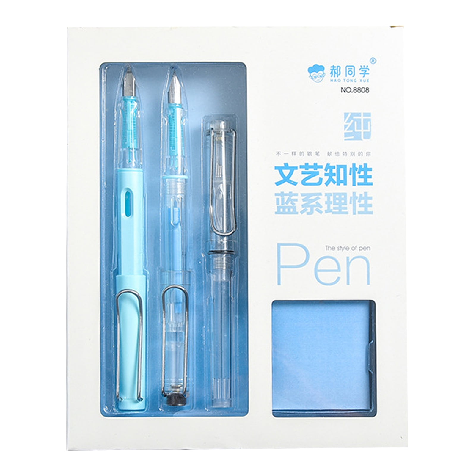 0.7mm Tip Smooth Ball Pen FLAIR Amaze BLUE Retractable Ballpoint Pen Metal Body
