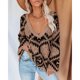thumbnail image 3 of Fleece Pullover, Acrylic Polyester Casual Warm Women Fleece Sweater Color Contrast Pattern For Date ANGGREK Otros, 3 of 6