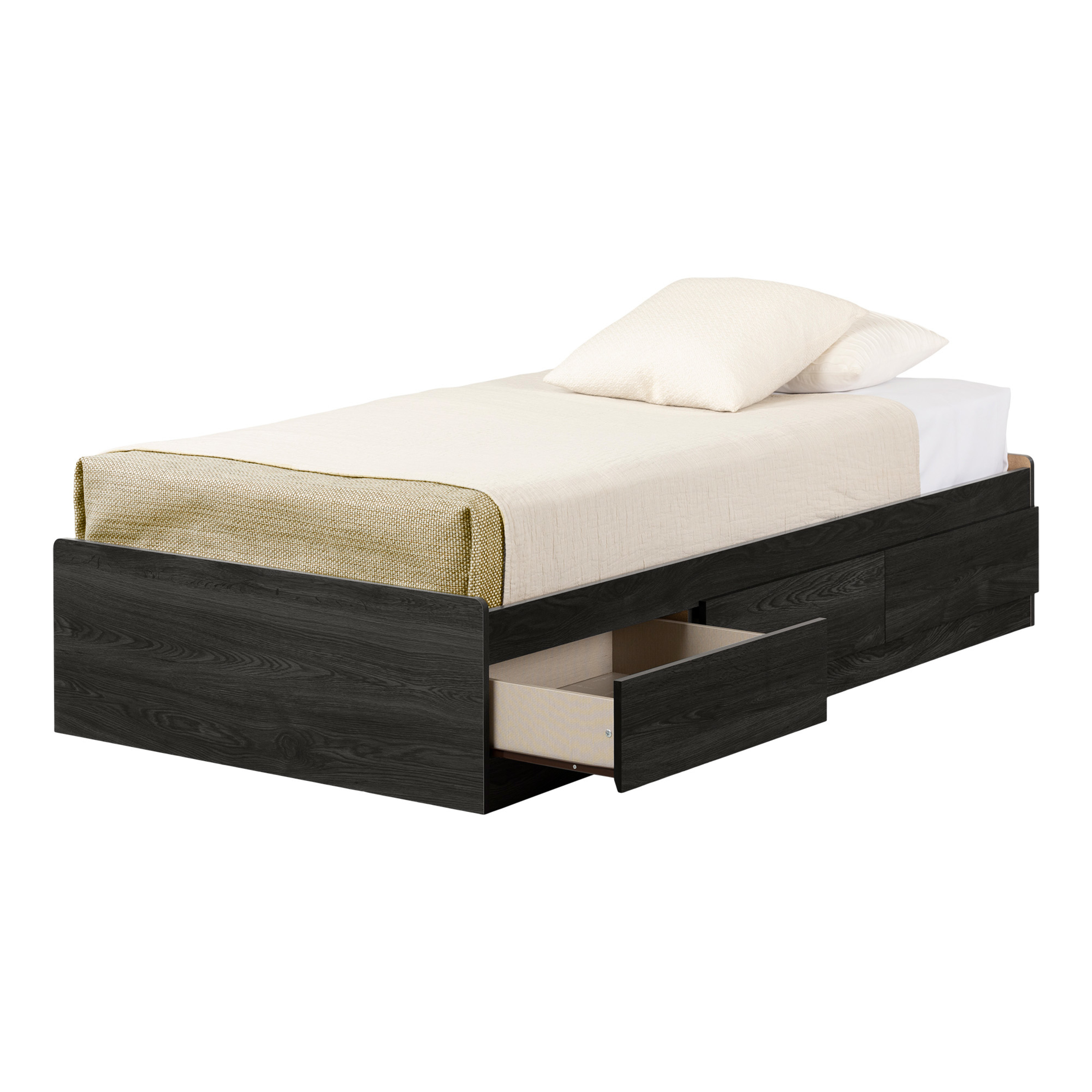 South Shore Tassio, Farmhouse Bed, Twin Gray