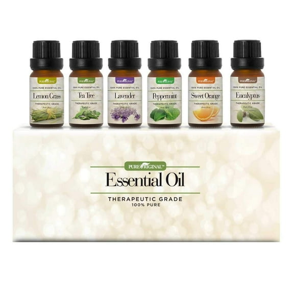Therapeutic grade Aromatherapy Essential Oil Premium Relaxation Gift Set: 6- uses-diffuser, massage oil, spa, Inhalation, blends, perfume, Home care and much more.