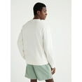 thumbnail image 3 of Free Assembly Men's Crewneck Sweatshirt with Long Sleeves, Sizes S-3XL, 3 of 6