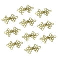thumbnail image 4 of HILABEE 10Pcs Chinese Knots Frog Buttons Sewing Fasteners for Cheongsam Outfit Coats Gold, 4 of 9