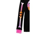 thumbnail image 3 of Wonder Nation Girls Halloween Tight Fit Long Sleeve Top and Pant 2 Piece Pajama Set, Sizes 4-10, 3 of 3