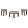 thumbnail image 4 of Signature Design by Ashley Guystone Coffee & End Table Set of 3, Light Brown, 4 of 9
