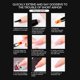 thumbnail image 4 of Juego de lámpara de fototerapia para uñas, juego de pegamento para extensiones de uñas, kit de herramientas de manicura profesional, limas de uñas, cepillo, 100 esmaltes de uñas, 4 of 6