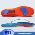 thumbnail image 3 of Plantillas ortopédicas para zapatos con soporte para el arco, plantillas para fascitis Plantar para hombres y mujeres, almohadillas antideslizantes que absorben los golpes, 2/4/6 Uds., 3 of 5
