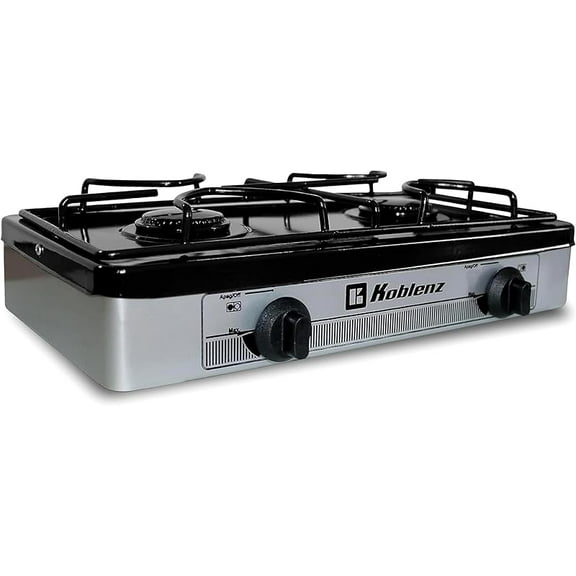 PSK-200S 2-Burner Gas Stove, Silver