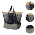 thumbnail image 6 of QccHieUs Large Mesh Beach Bag, Beach Tote, Lightweight Portable Shoulder Bag, Handbag for Gray Green, 6 of 9