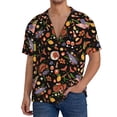 thumbnail image 1 of Fotbe BBQ Party Camisa Estampada de Manga Corta para Hombre, Casual de Verano, Estilo Playero, Sin Arrugas-Large, 1 of 5