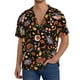 thumbnail image 1 of Fotbe BBQ Party Camisa Estampada de Manga Corta para Hombre, Casual de Verano, Estilo Playero, Sin Arrugas-Large, 1 of 5