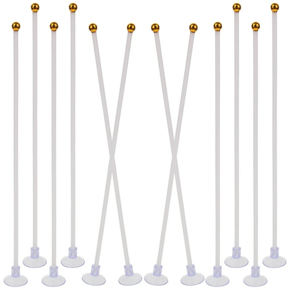 PAMINGONO Car Window Flag Mount Strong Plastic Holder with Suction Cup for Various Flags and Windproof Performance