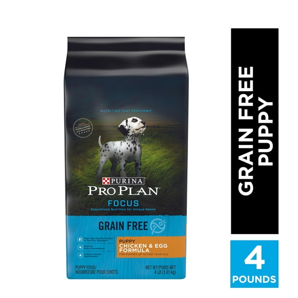 Purina Pro Plan Grain Free Natural Dry Puppy Food FOCUS Chicken & Egg