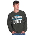 thumbnail image 5 of This Aint My First Cardio Workout Pun Sweatshirt for Men or Women Brisco Brands S, 5 of 6