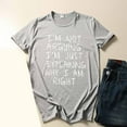 thumbnail image 3 of Ichuanyi Womens Tops, Summer Women's Casual T-Shirt Funny Letter Printed Short Sleeve O-Neck Tees Top, 3 of 4