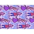 thumbnail image 1 of Ahgly Company Machine Washable Indoor Rectangle Transitional Dark Orchid Purple Area Rugs, 2' x 5', 1 of 7