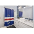 thumbnail image 2 of Cape Verde Flag Premium 71"x74" Waterproof Shower Curtain for Stylish Bath Decor, 2 of 2