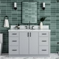 thumbnail image 5 of Ariel K55cwovo Kelly 54" Free Standing Single Basin Vanity Set - Grey, 5 of 7