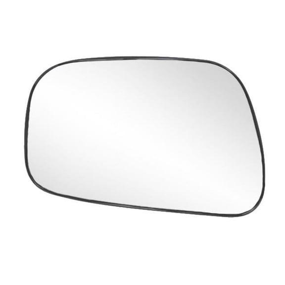 88175 - Fit System Driver Side Non-heated Mirror Glass w/ backing plate, Toyota Camry Sedan 02-06, 4 3/ 8" x 6 3/ 4" x 6 1/ 2" US Built