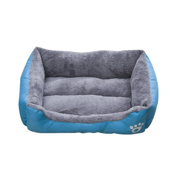 Cama para Perro Pequeño y Gato Strade Fareast Limited 17.7x11.8 pulgadas Azul