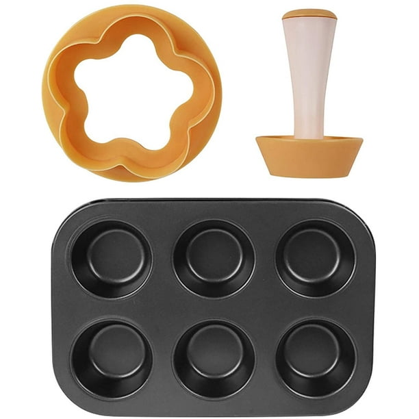 Round Tart Shell Molds, Pastry Tamper Tart Shell Set, DIY Cupcake