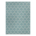 thumbnail image 3 of Unique Loom Outdoor Trellis Collection Area Rug (9' x 12' Rectangle Aquamarine/Gray), 3 of 7
