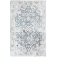 thumbnail image 2 of SAFAVIEH Baltimore Dimas Distressed Polyester Machine Washable Area Rug, Light Gray/Blue, 4' x 6', 2 of 12