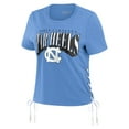 thumbnail image 2 of Women's WEAR by Erin Andrews Carolina Blue North Carolina Tar Heels Side Lace-Up Modest Crop T-Shirt, 2 of 4