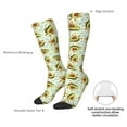 thumbnail image 5 of Picia Women Crew Soft Moisture-wicking Socks Avocado Doing Sport Pattern Design Cotton Socks, One Size fit All, 5 of 9