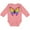 Mauve, variant on Inktastic Butterfly with rainbow wings Boys or Girls Long Sleeve Baby Bodysuit