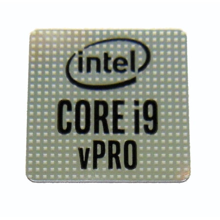 Intel Core i9 vPro 10th Gen Sticker 18 x 18mm / 11/16" x 11/16" [1055]