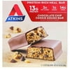 (Pack of 2)Atkins, Meal, Chocolate Chip Cookie Dough Bar, 5 Bars, 2.12 oz (60 G) Each