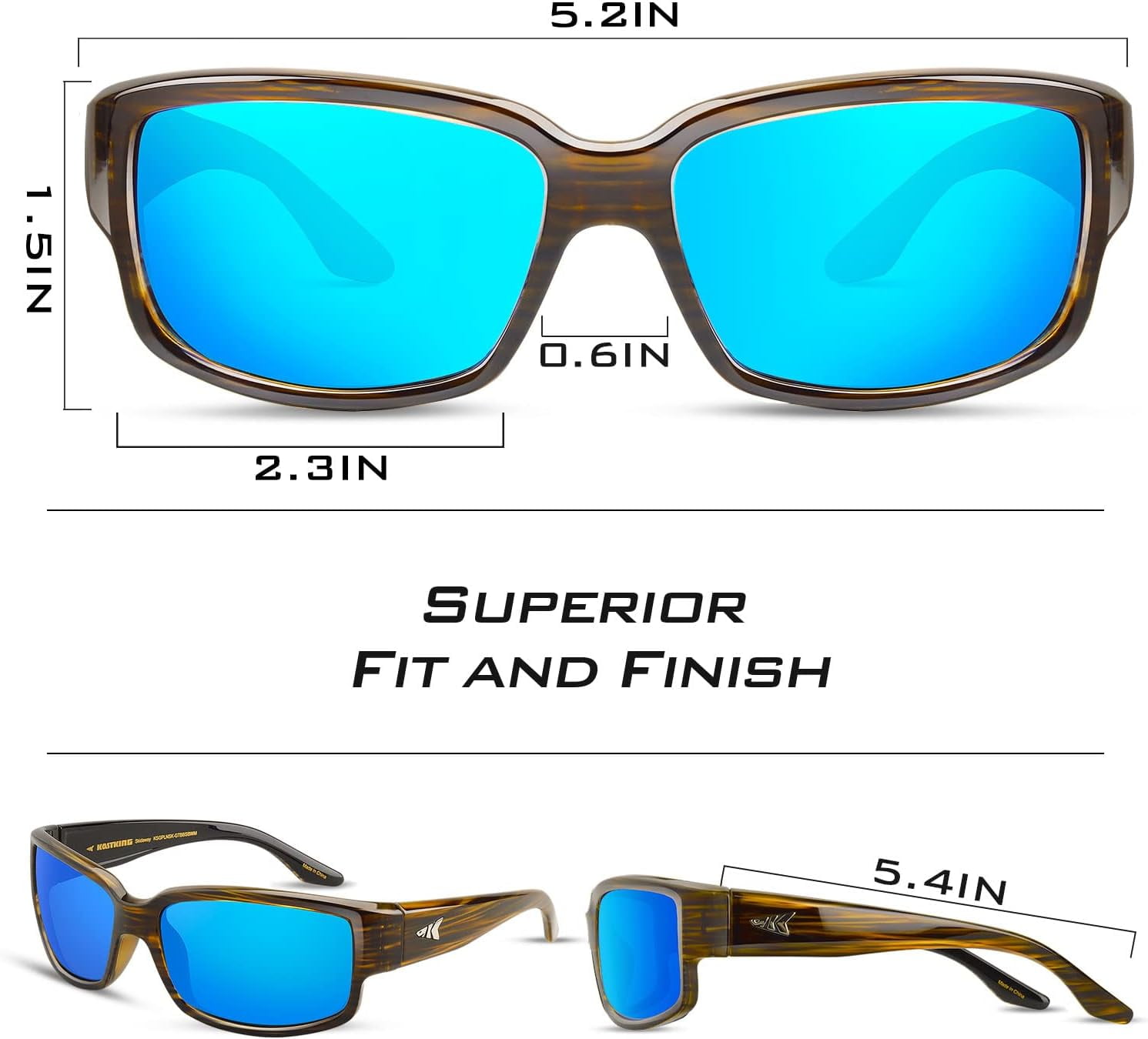 KastKing Skidaway Polarized Sport Sunglasses, UV Protection for Fishing & Driving