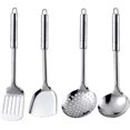 thumbnail image 1 of Stainless Steel Kitchen Utensils Set - 4 Piece Cookware - Kitchen Utensils Cookware Set, 1 of 2