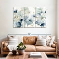 thumbnail image 2 of Elephant Stock Glorious Ginkgo Wall Art - Horizontal Multi Panel Canvas - Living Room Wall Decor - Floral And Botanical Multi Panel - Blue And Brown Decor By Carol Robinson - 57" x 36", 2 of 8