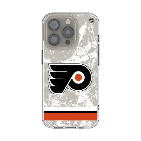 Philadelphia Flyers iPhone Stripe Clear Ice Case
