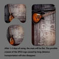 thumbnail image 2 of 4PCS/Set Pop Music Shower Curtain, Electric Guitar Drum Kit Microphone Musical Instruments Cool Modern Bathroom Decor, Waterproof Fabric Shower Curtain, Non-Slip Bath Rugs Toilet Mats, Band, 2 of 7