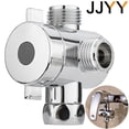thumbnail image 3 of JJYY 1PC/2Pcs Multifunction 3-Way Shower Head Diverter Valve - G1/2 Three-Function Switch Adapter Connector, Universal Shower System for Handheld Showerheads and Fixed Sprays, 3 of 8