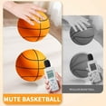 thumbnail image 5 of ADruer Silent Basketball, 2024 Upgraded Silent Foam Basketball Dribbling Indoor, Quiet Basketball, Soft Bouncy Low Noise Foam Basketball Easy to Grip for Training Ball (Green, NO.7), 5 of 7