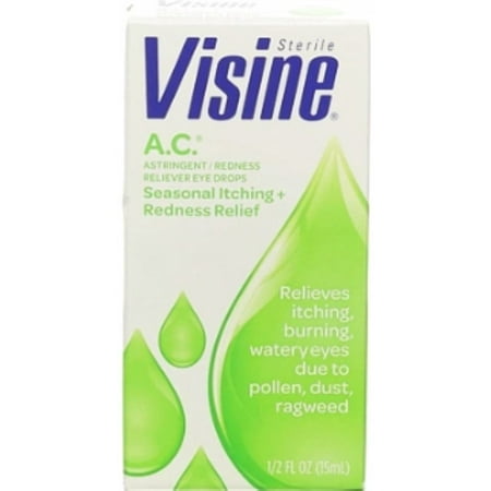 Visine A.C. Eye Drops 0.50 oz (Pack of 6)