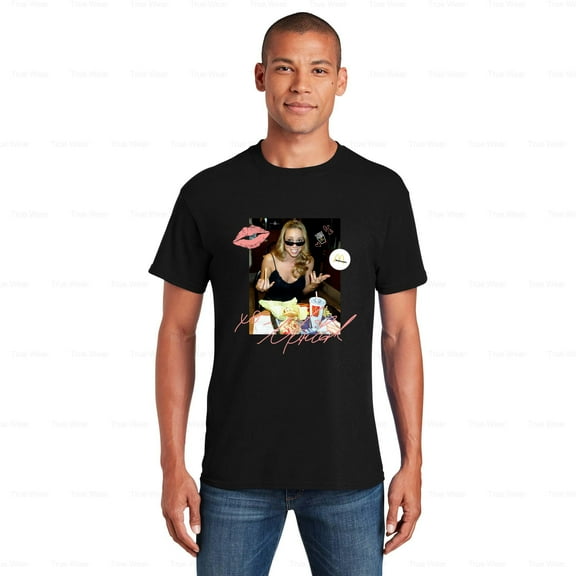 WéarCLOTHING Mariah Carey McDonalds T-Shirt Tour Shirt For Fans, Music, Pop, Collaboration , for Unisex, up to size 5XL