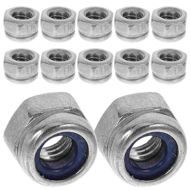 Ensemble de 100 Écrous à Entraînement Hexagonal, Écrous de Fixation, Écrous de Remplacement en Acier Inoxydable 304 (m 3)