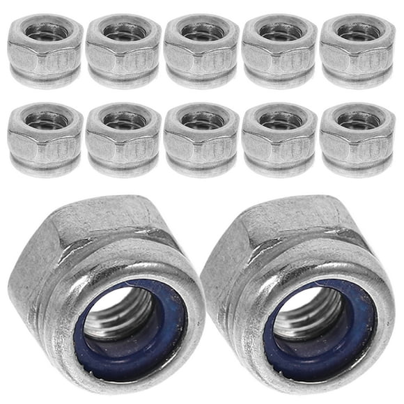 Miangastore Threaded Insert Nuts Stainless Steel 100Pcs 0.22X0.22X0.16In