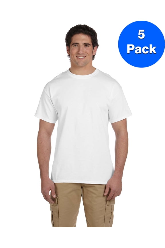 Mens 6 oz. Ultra Cotton T-Shirt 5 Pack
