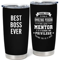 Boss Day Gifts for Men, Best Boss Ever Gifts, Cool Gifts for Bosses, Boss Appreciation Gifts, Funny Boss Gifts for Him, Farewell Gifts for Boss, Chrismas Gifts for Male Boss 20 oz Tumbler