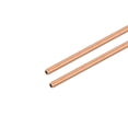 thumbnail image 5 of Uxcell 2mm OD 0.2mm Wall Thickness 300mm Length Copper Round Tube 2 Pack, 5 of 5