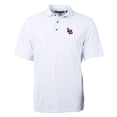 thumbnail image 2 of Men's Cutter & Buck White Louisville Bats Virtue Eco Pique Tile Print Recycled Polo, 2 of 3