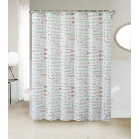 Holly Jolly Christmas Shower Curtain Walmart Com