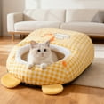 thumbnail image 1 of Lit Chaud pour Chat d'Intérieur pour l'Hiver, Design Semi-Clos Douillet pour Petits Chats et Usage Intérieur, Lit pour Animal, 1 of 5
